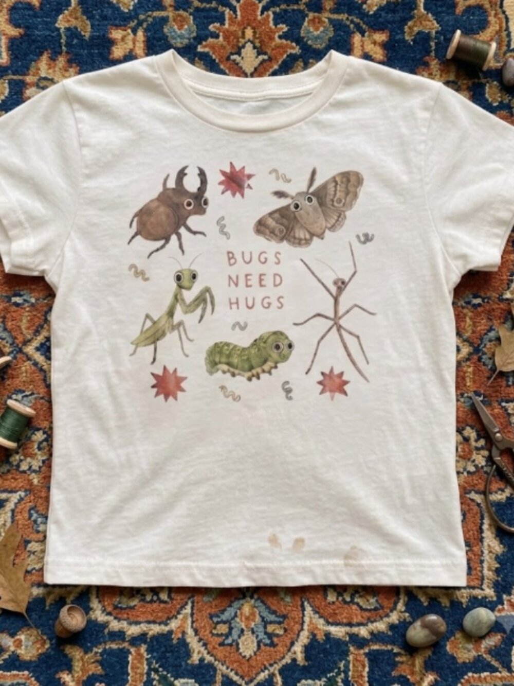 Bugs Need Hugs Graphic Baby Tee
